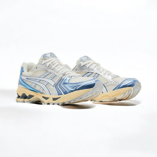 Kayano 14 Crème Bleu Métallique