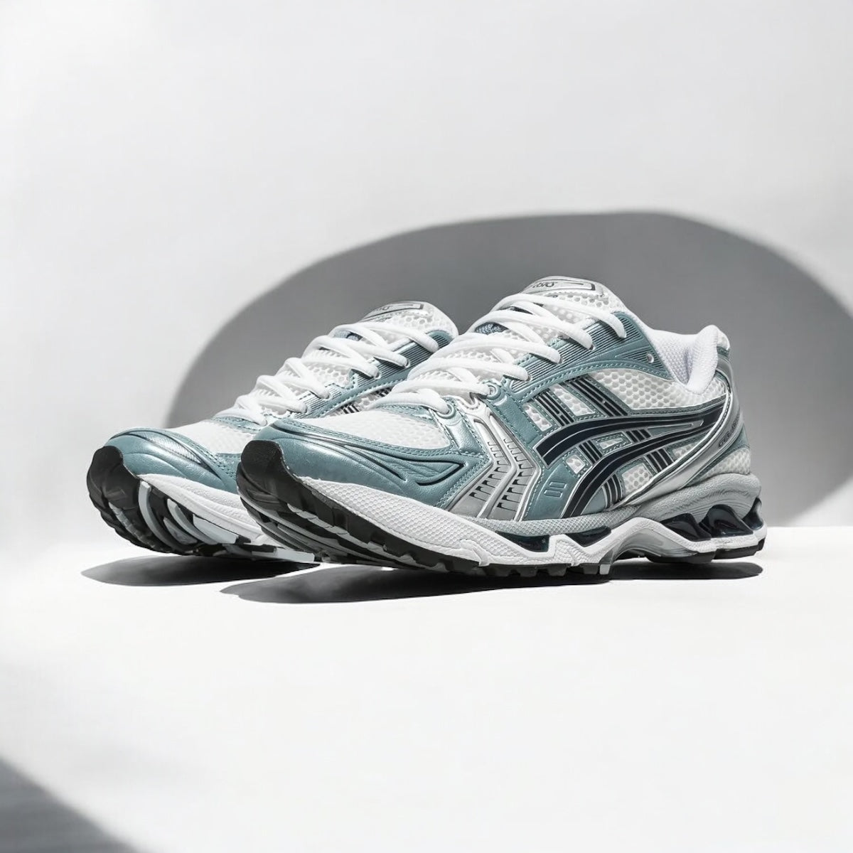 Kayano 14 White Fjord Grey