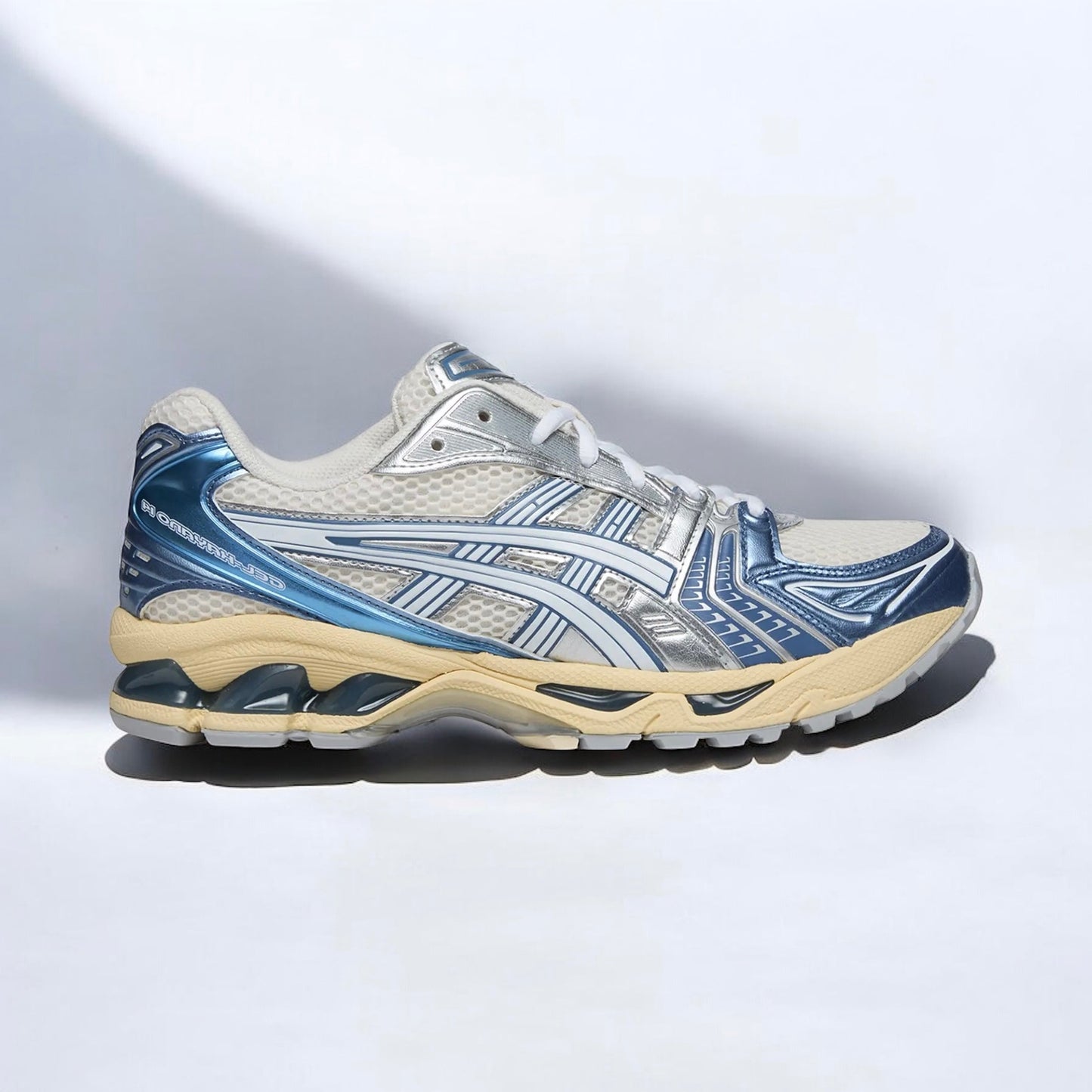 Kayano 14 Crème Bleu Métallique